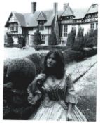 Deborah Watling signed 10x8inch black and white photo. Good condition Est.