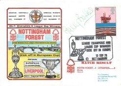 NOTTINGHAM FOREST V LIVERPOOL 1978 DAWN FIRST DAY COVER SIGNED BY GARY BIRTLES. Good condition .