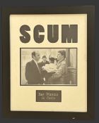 Ray Winstone 24x19inch overall framed and mounted 