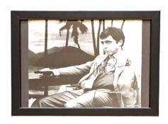 Al Pacino signed 13x10inch overall framed black and white photo. Good condition. All autographs come