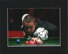 Snooker, Stephen Hendry signed 10x8inch mounted colour photo. Good condition. All autographs come