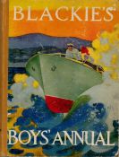 Blackies Boys' Annual, Published by Blackie and Son Ltd., London, Glasgow and Bombay. Circa. early