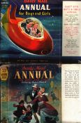 Two Dust Jackets for The Daily Mail Annual for Boys and Girls, edited by Susan French. These two