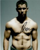 Nick Jonas signed 10x8inch colour photo. Good condition. All autographs come with a Certificate of