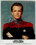 Robert Duncan McNeil signed 10x8inch Star Trek Voyager colour promo photo. Good condition. All