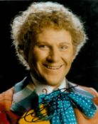 Colin Baker signed 10x8inch Dr Who colour photo. Good condition. All autographs come with a