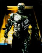 Kane Hodder signed 10x8inch colour photo. Good condition. All autographs come with a Certificate