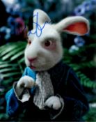 Michael Sheen signed 10x8inch White Rabbit animated colour photo. Good condition. All autographs