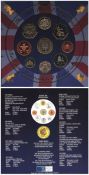 Coins. Brilliant Uncirculated Coin Collection, The 1998 United Kingdom, 1P, 2P, 5P, 10P, 20P, 2x50P,