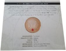 D-DAY Coin Presentation Pack marking the 60th Anniversary of Operation Overlord. Includes a £5