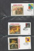 Benham FDC collection of approx 38 unsigned covers including categories of Peace and Freedom,