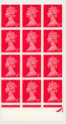 1968 Red 8d Block of 12 Stamps with bottom Gutter Mint condition. We combine postage on multiple