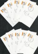 10 X Pre Paid Postcards from Slovenia all with stamps and postmarked Ljubljana 1/4/02. We combine
