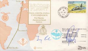 W/C T Earl signed military cover. We combine postage on multiple winning lots and can ship
