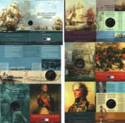 Nelson and Trafalgar 21 October 1805 200th Anniversary. United Kingdom 2005 Brilliant Uncirculated
