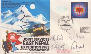 Multi-signed Joint services East Nepal military cover. Signed by 4. We combine postage on multiple