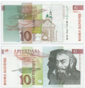 Uncirculated 10 Tolar Slovenian Banknote. In excellent condition. We combine postage on multiple