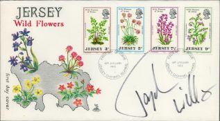 Toyah Willcox signed First Day Cover of Jersey Wild flowers with stamps and post marks. We combine