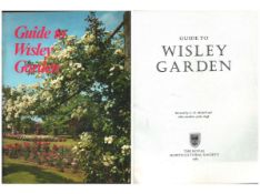 Booklet Titled Guide to Wisley Garden, Revised by C. D. Brickell & other members of the Staff. The