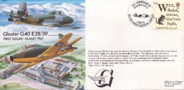 Gloster G40 E28/39 EJA1 military cover. UNSIGNED. We combine postage on multiple winning lots and