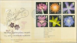 Frank Bruno signed First Day Cover of The Royal Horticultural Society 1804-2004 A Bicentenary