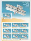 Mint Stamp presentation celebrating the 100th Anniversary of the first controlled powered airplane