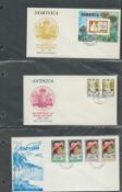 Mercury FDC collection of approx 30 unsigned covers of Queen Elizabeth The Queen Mother 80th
