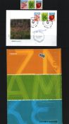 FDC signed signature unknown 'Slovenian Peach Prunus persica L' 3 stamps plus double post marks 21.