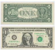 Uncirculated 1995 issues $1 Banknote from the USA in excellent condition. We combine postage on
