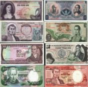 Colombian Bank Notes 1/2/5/10/20/50/100/200. We combine postage on multiple winning lots and can