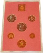 Coinage of Great Britain and Northern Ireland 1979, Collection of coins for that year presented in a