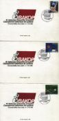 FDC 3 x Covers 'Balkan cycling prevention Balkan cycling championship' Spain 82 Single stamp plus