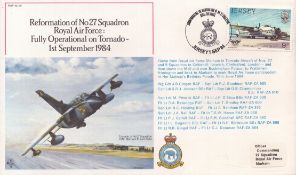 Reformation of no 27 squadron. RAF (AC14) military cover. UNSIGNED. We combine postage on multiple