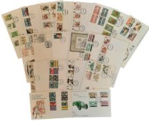 FDC Collection, 20 covers from the 1980's all with stamps and post marks, subjects include 250th