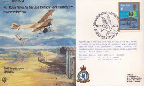 AVRO 504 RAF B2 military cover. UNSIGNED. We combine postage on multiple winning lots and can ship