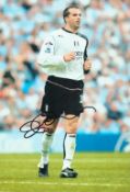Ian Pearce signed 12x8 inch colour photo pictured while in action for Fulham. Good condition Est.