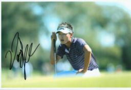Golf Danny Lee signed 12x8 inch colour photo. Good condition Est.