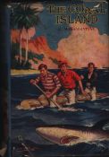 The Coral Island, by R. M. Ballantyne. With coloured frontispiece. Published by the Sunshine