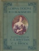 Lorna Doone, by R. D. Blackmore. Coloured illustrations by Charles E. Brittain. Figure subjects