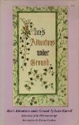 Alice's Adventures Under Ground, by Lewis Carroll. Facsimile of the author's manuscript book with