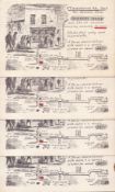 The Gasworks Restaurant, cards measuring 7½ x5 . This lot consists of 4 identical thick white