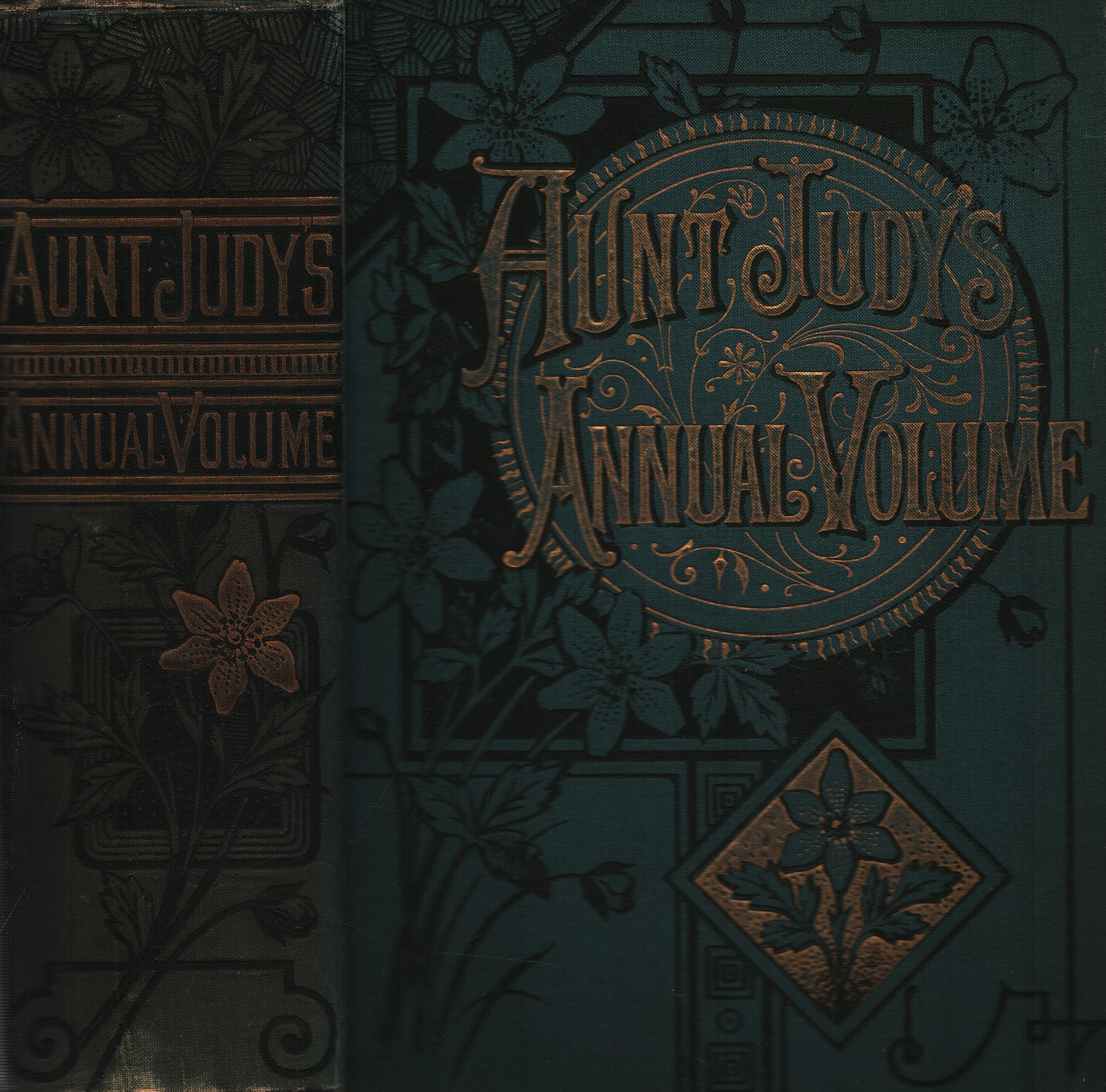 Aunt Judy's Annual 1884, published by Bemrose and Sons, London. Coloured frontispiece by Randolph