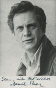 Daniel Massey signed 6x4 inch black and white photo dedicated. Good condition Est.