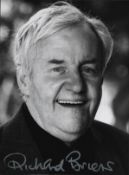 Richard Briers signed 6x4inch black and white photo. Good condition Est.