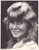 Jilly Cooper signed 10x8inch black and white photo. Dedicated. Good condition Est.