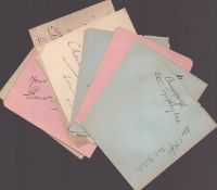 Autograph collection, Helen Clare 1939, BBC symphony orchestra, John Wills, Sam Costa and John Rorke