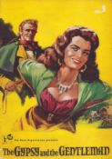 The Gypsy and the Gentlemen vintage in house brochure from the 1958 British costume drama film