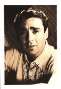 Peter Lawford printed signature 6x4inch black and white photo. Good condition Est.