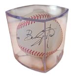 Bruce Springsteen signed MLB baseball Marseille 2003 before cancellation of his show due to