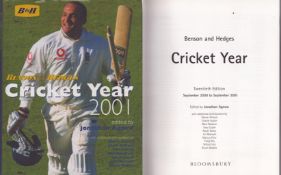 Benson and Hedges Cricket Year: 2001 hardcover book. Unsigned. Good condition Est.